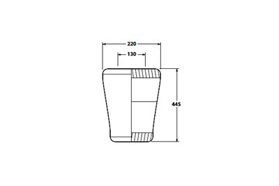 ΑΕΡΟΦΟΥΣΚΑ MAN,IVECO ΑΠΛΗ Φ130,8x450