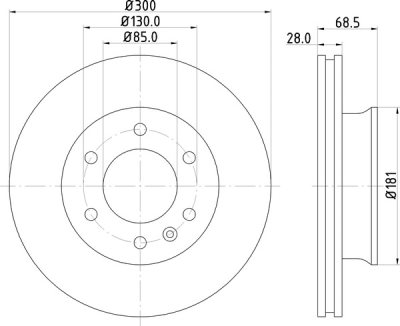 ΔΙΣΚΟΠΛΑΚΑ  M/C SPRINTER  ΕΜΠΡ.300x69