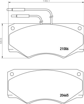 ΔΙΣΚΟΦΡΕΝΑ MERCEDES MB100-130