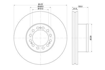 ΔΙΣΚΟΠΛAKA ΜΑΝ F2000-M2000  Φ 432X130