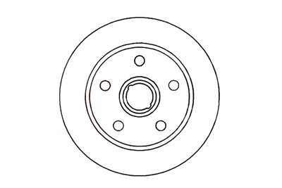 ΔΙΣΚΟΠΛΑΚΑ V.W TRANSPORTER Φ258x95